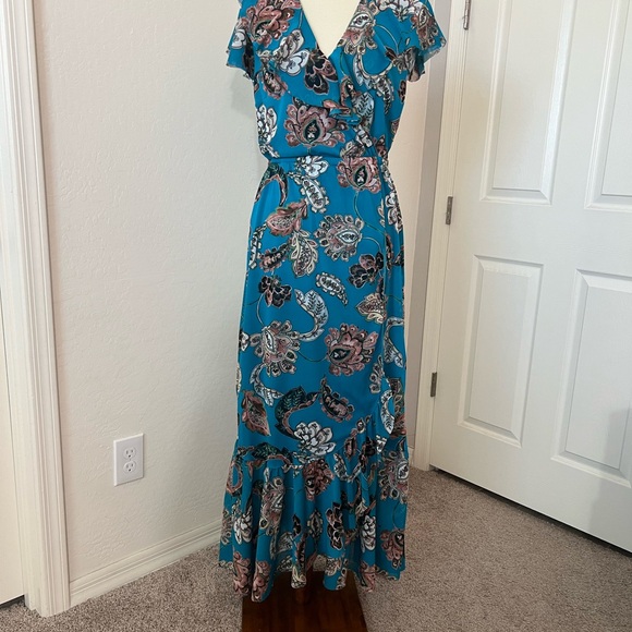 Women's Apt. 9 Ruffle Wrap Maxi Dress - Picture 2 of 15